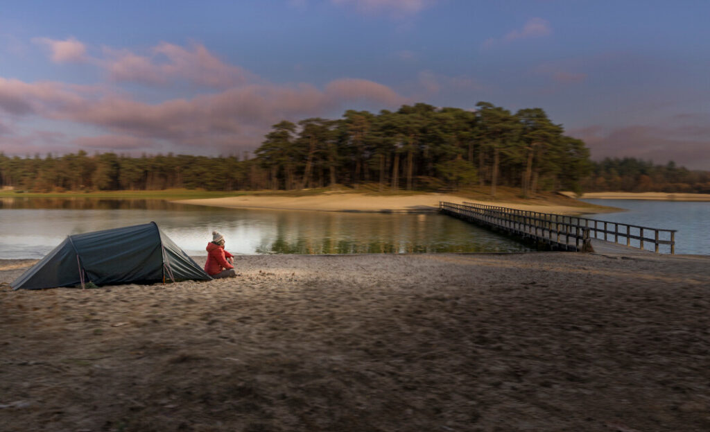 foto met tent